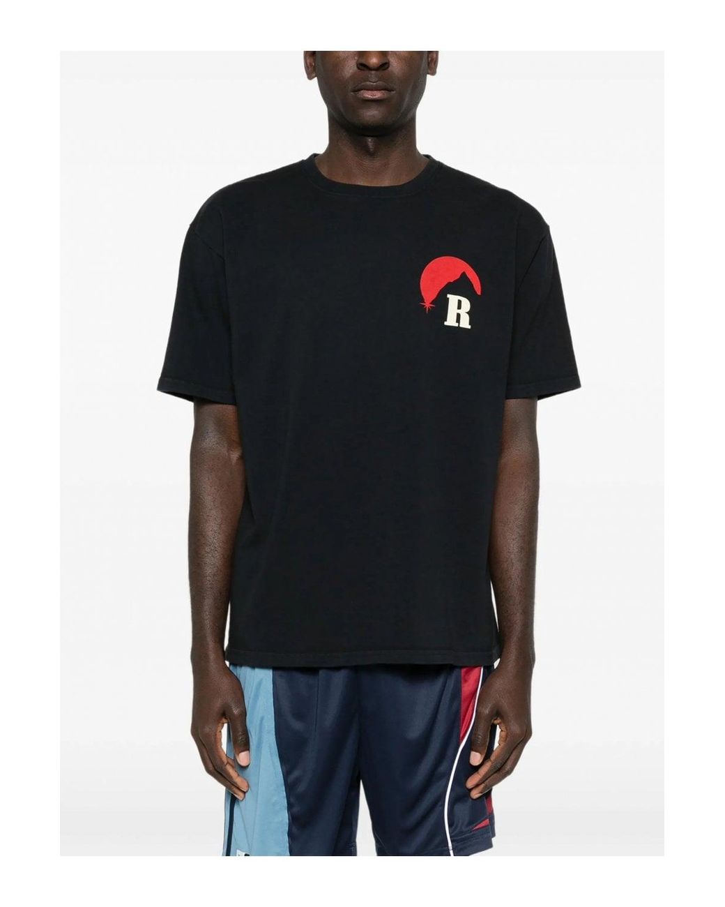Rhude Black Moonlight Regatta Tee for men