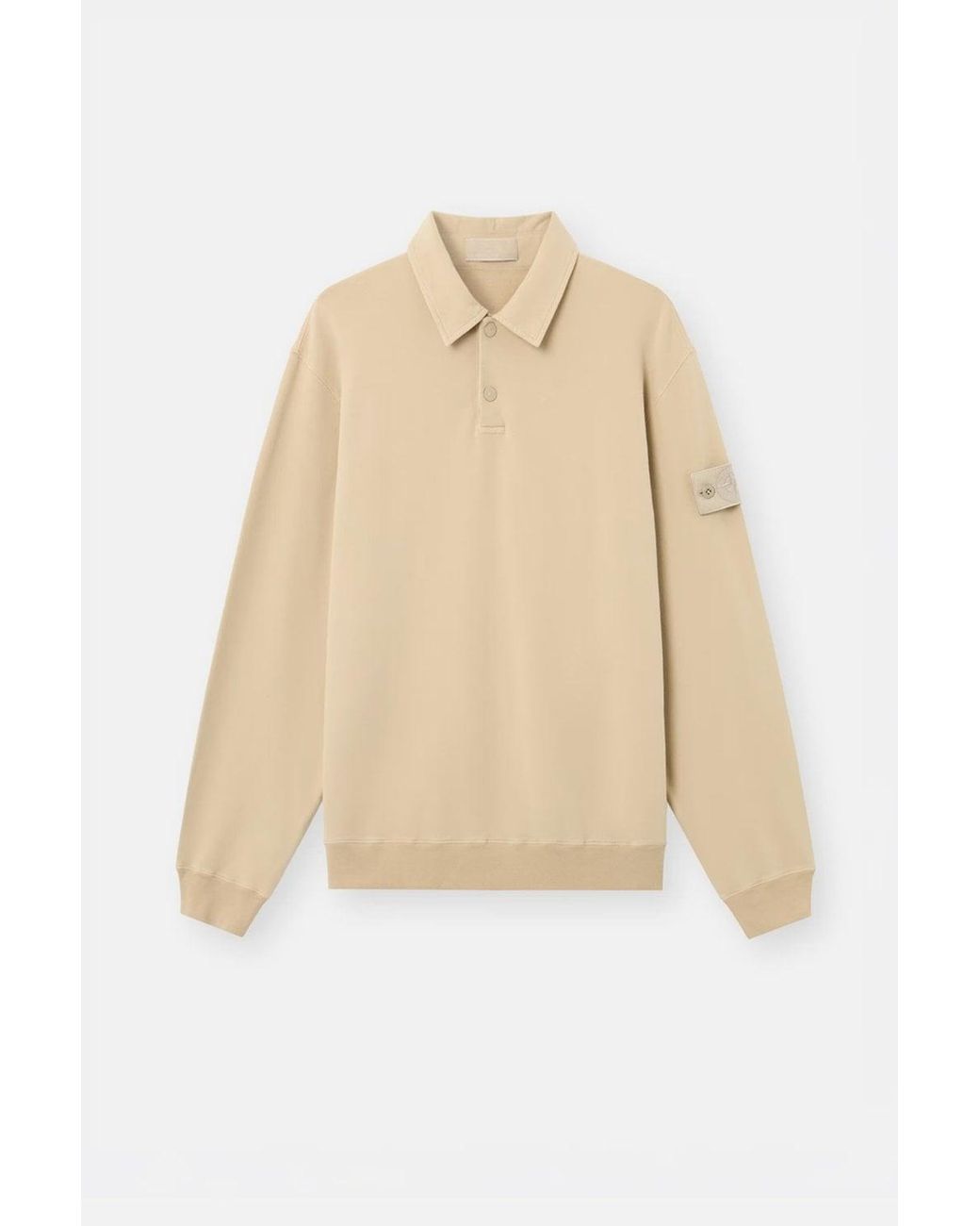 Stone Island White Ghost 5100076 Knitted Polo for men