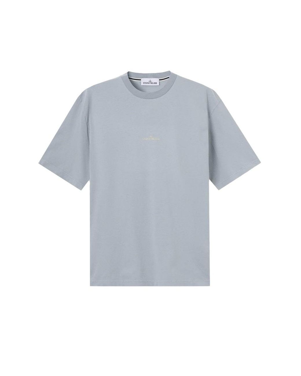Stone Island Blue Branded 2100001 T Shirt for men