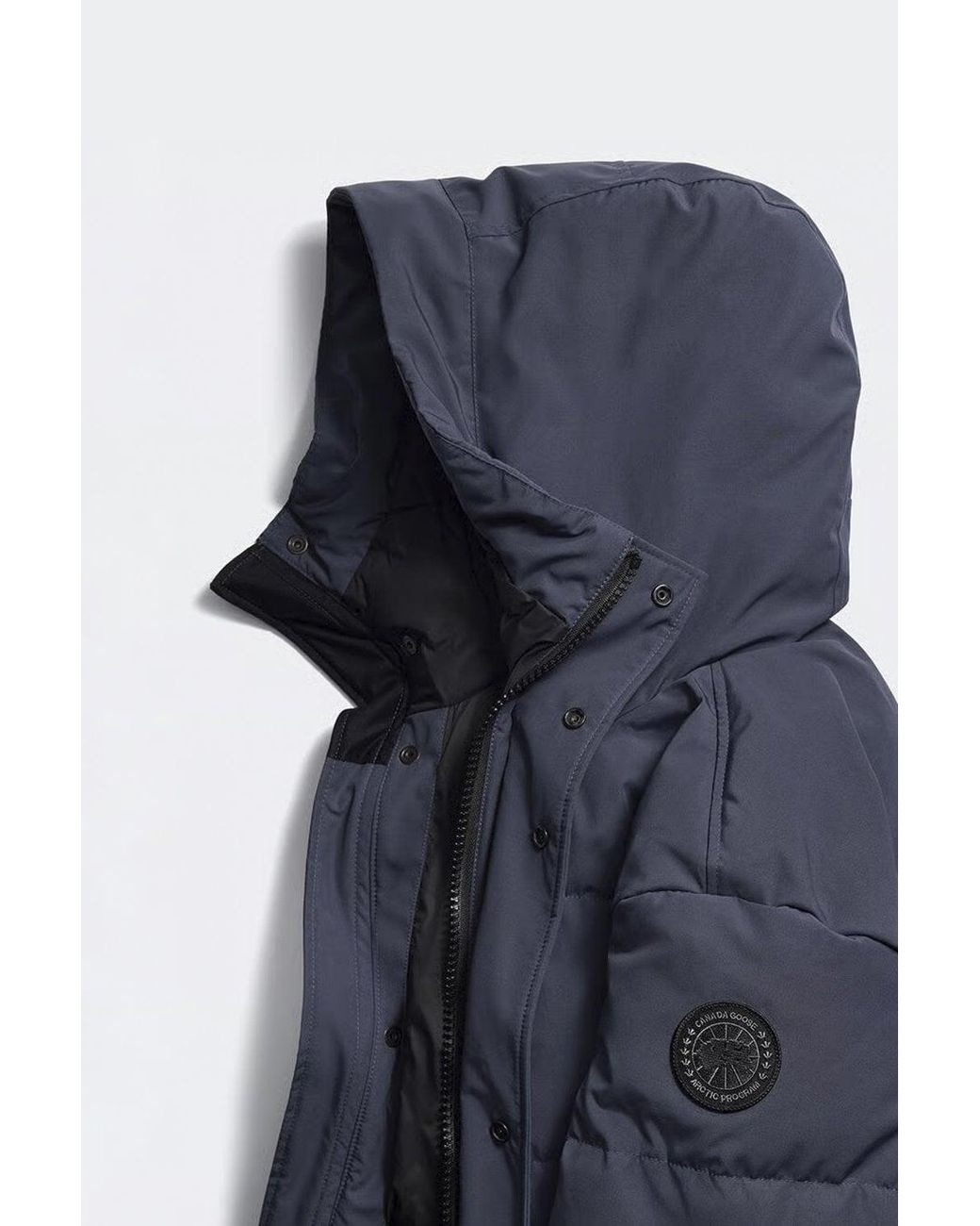 Canada Goose Blue Seymour Parka Black Disc for men