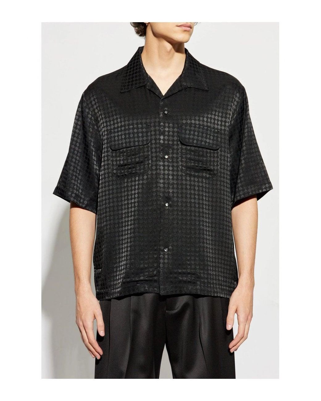 Amiri Black Shirt With Logo for men