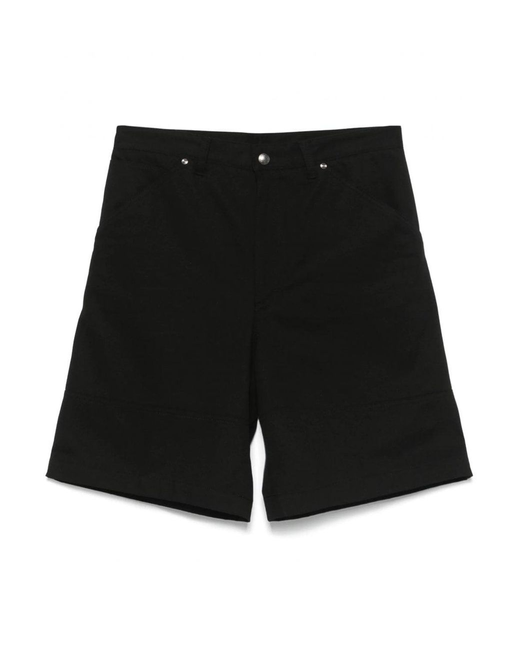 Moncler Black Archive Logo Shorts for men