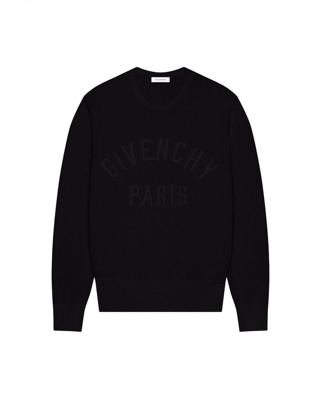 Givenchy Black Branded Sweater for men