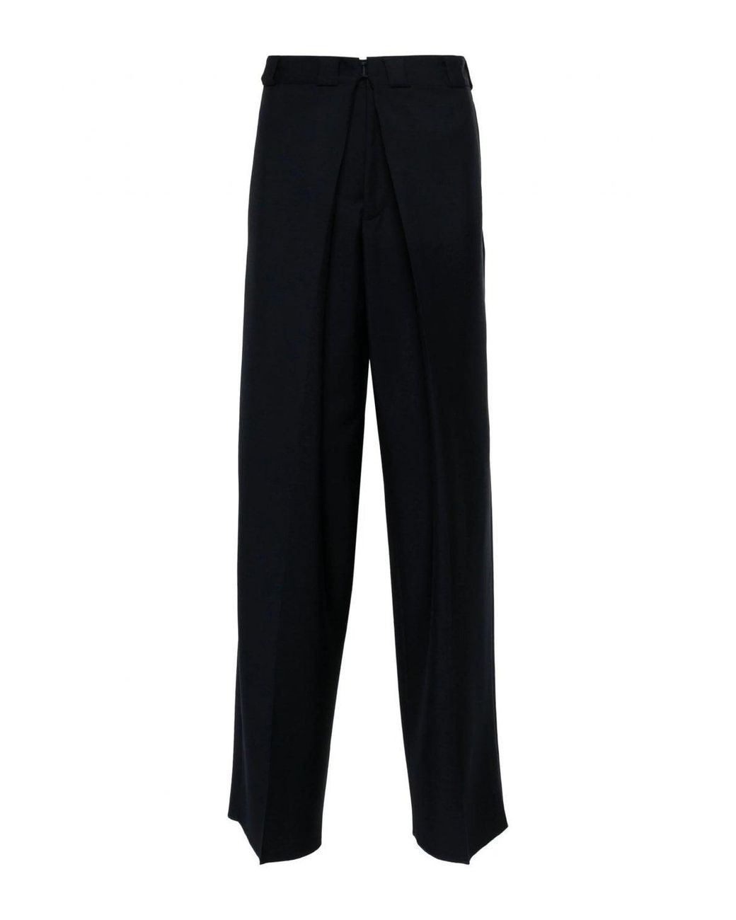 Givenchy Black Mohair Wool Mix Trousers for men
