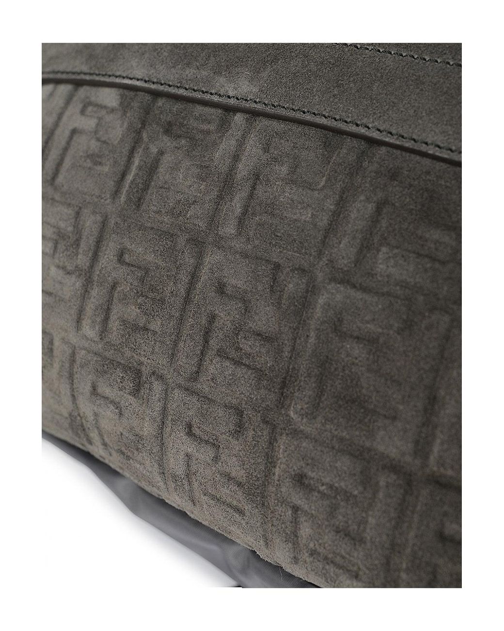 Fendi Gray Ff Backpack Colour: Brown for men