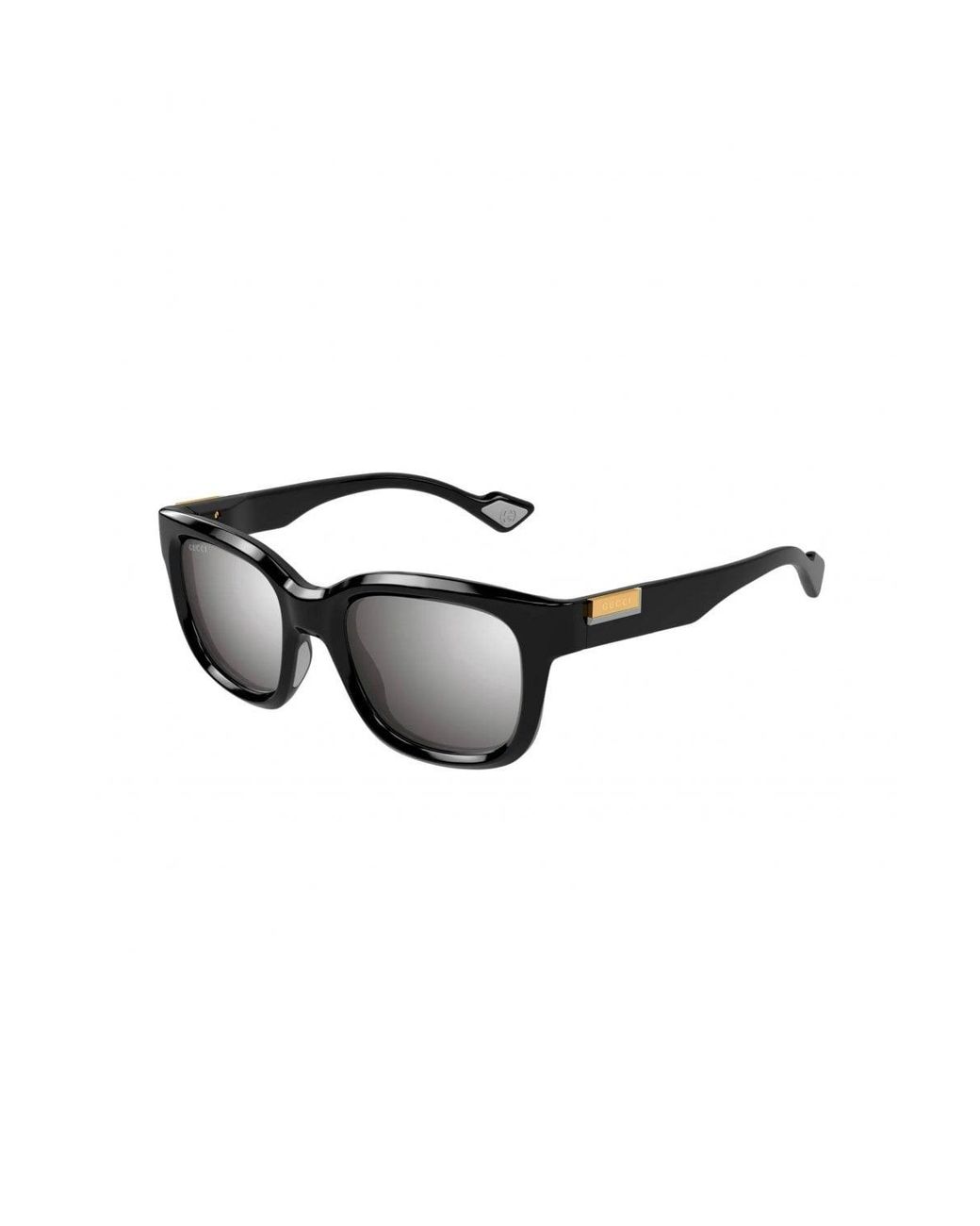 Gucci Black Arm Plate Logo Sunglasses