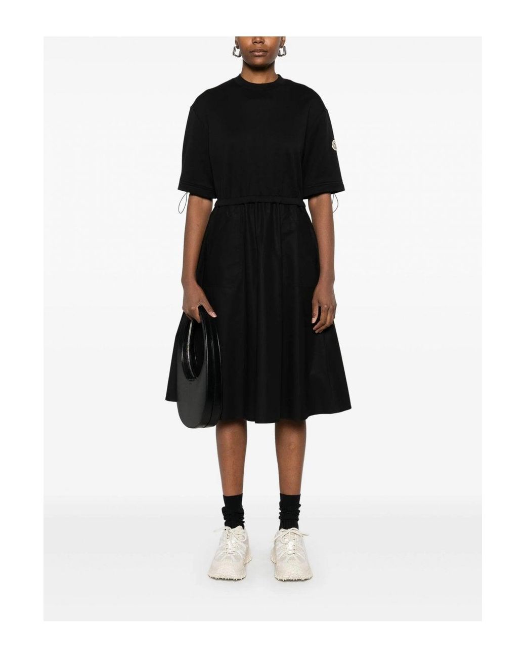 Moncler Black Mid Length Dress