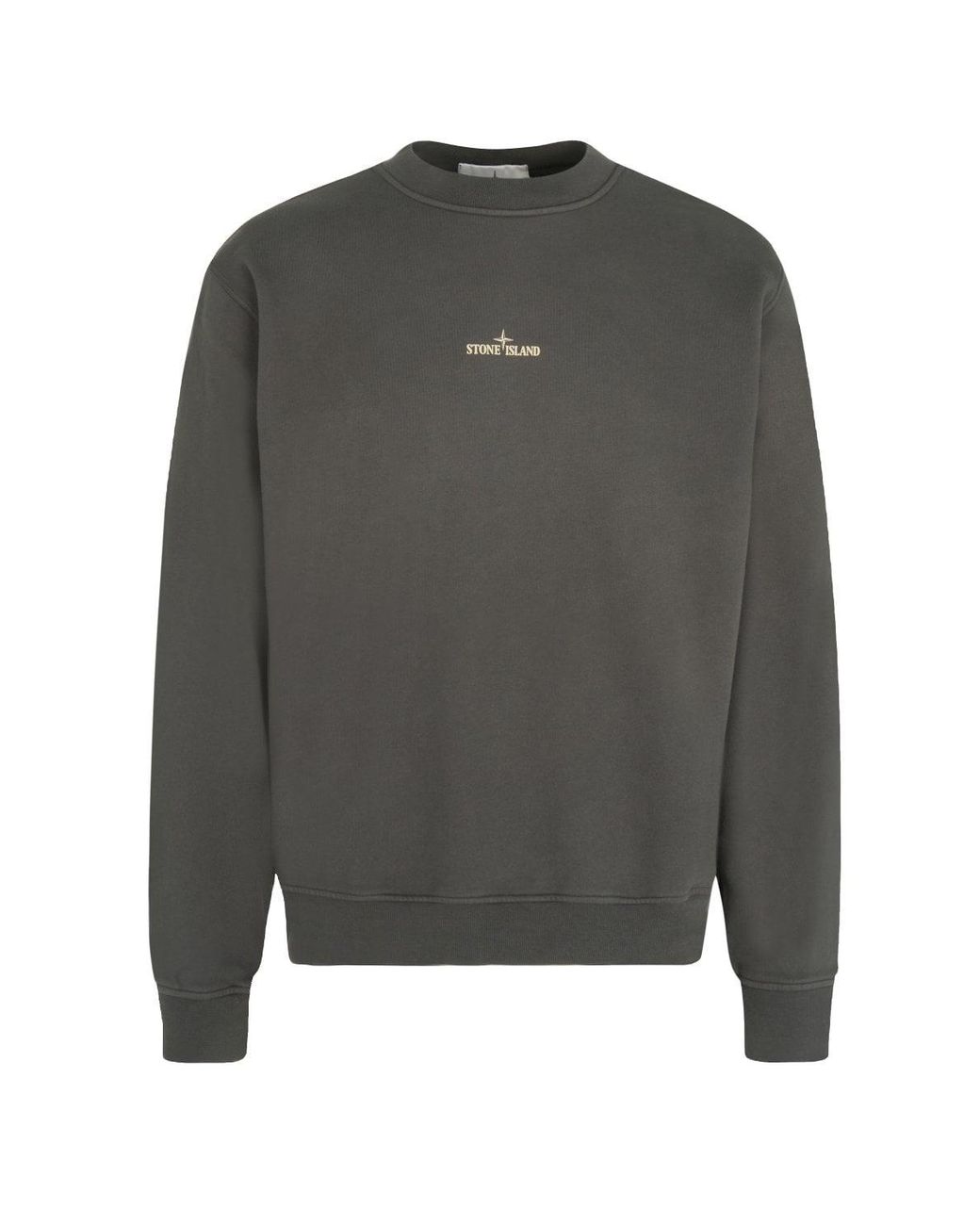 Stone Island Gray S0195 Branded Sweatshirt for men