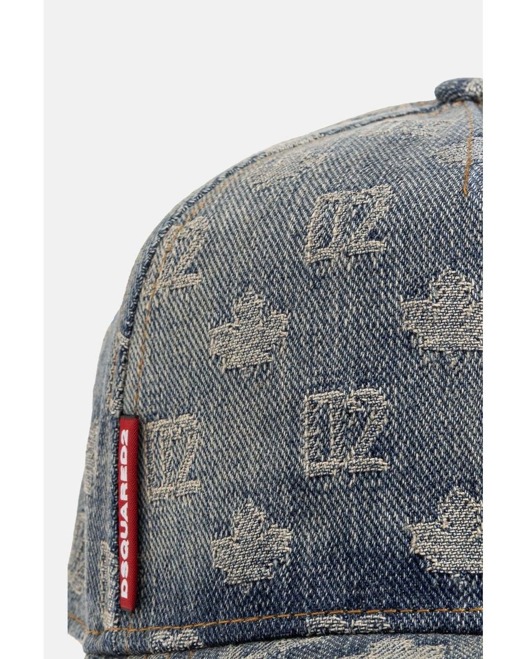 DSquared² Blue D2 Monogram Cap for men