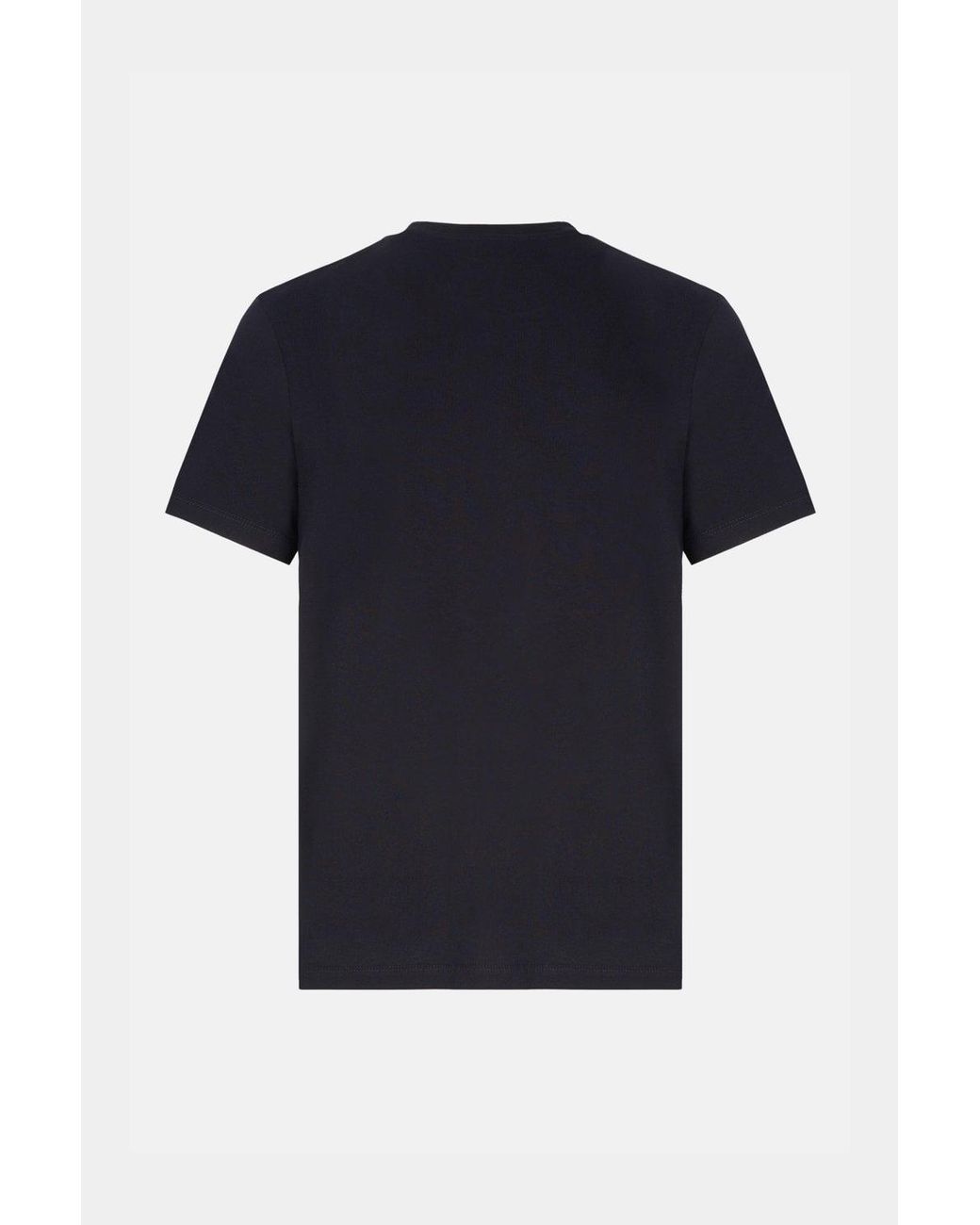 Paul & Shark Black Pure Cotton Jersey Badge T Shirt for men
