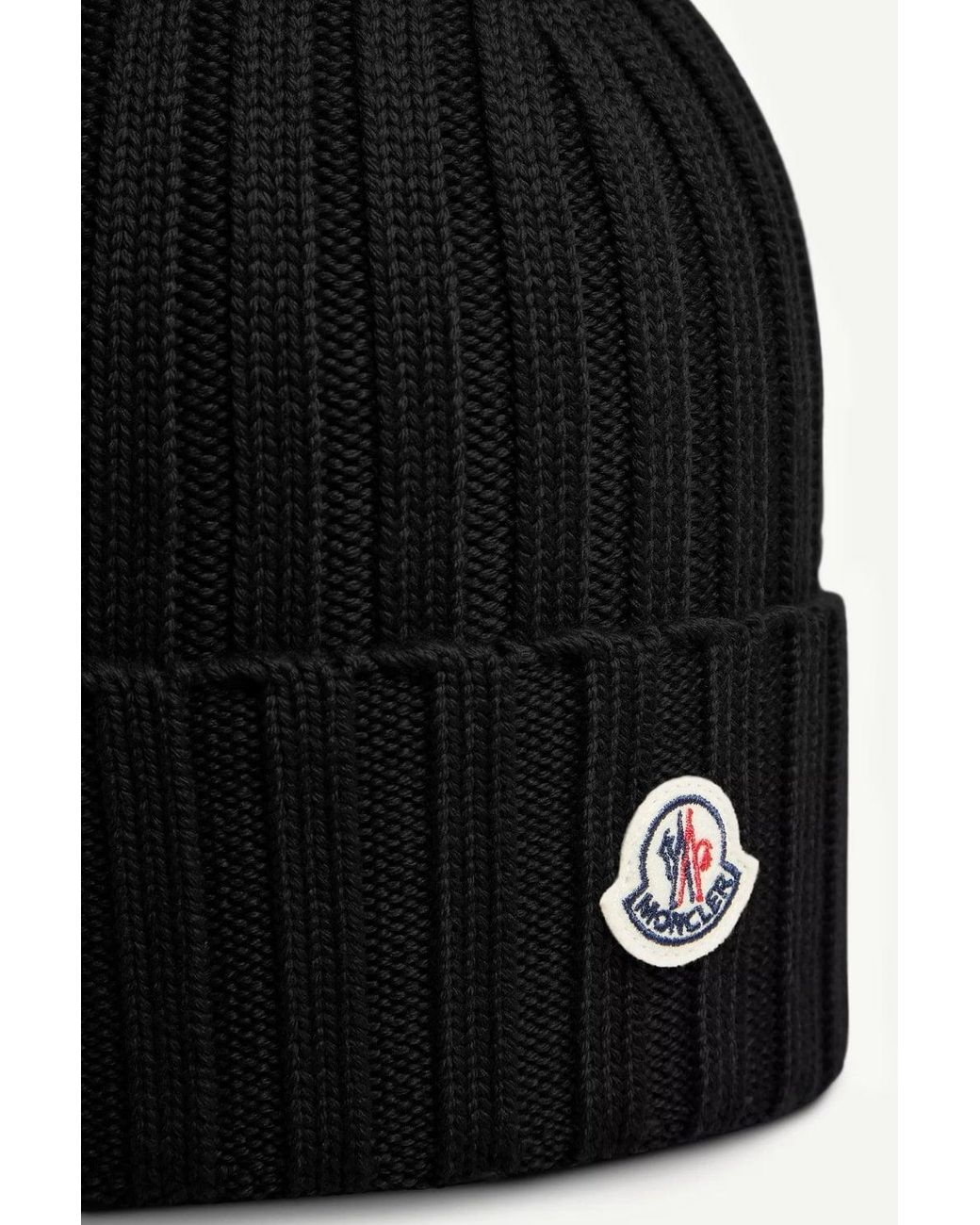 Moncler Black Archive Logo Hat