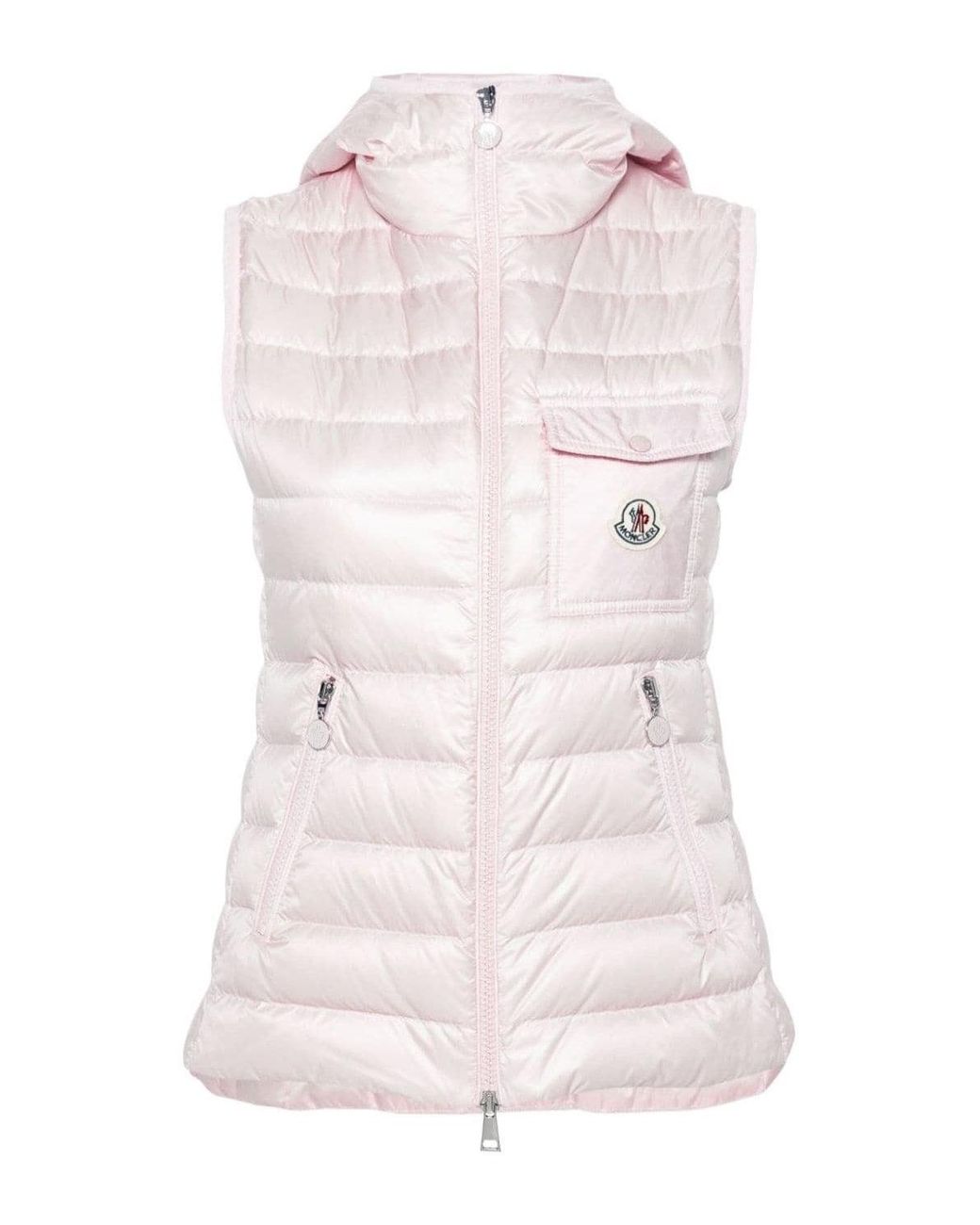Moncler Glygos Vest in Pink Lyst UK