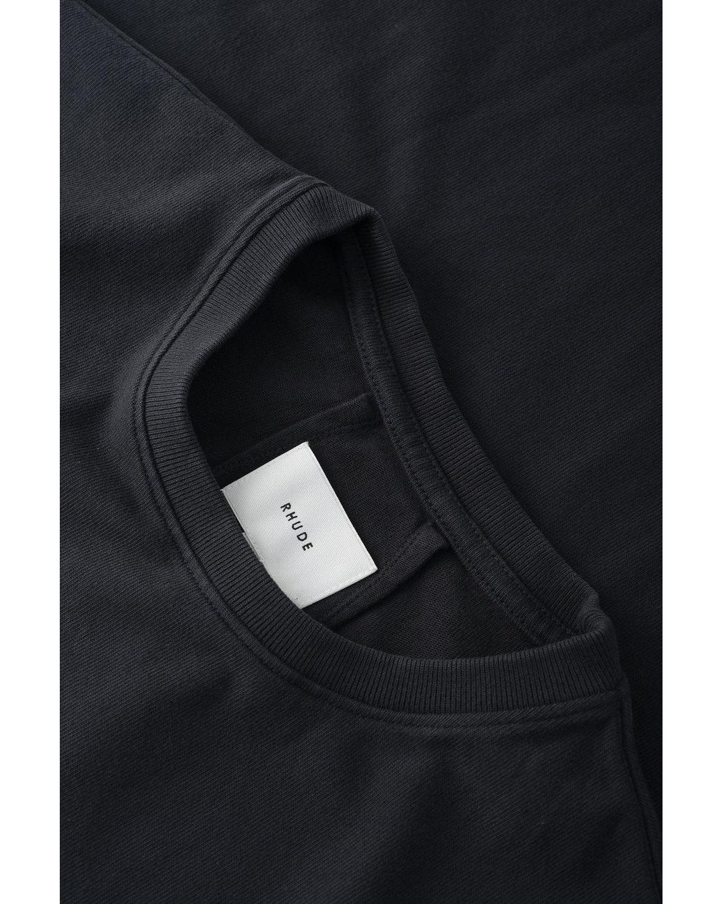 Rhude Black Usa Sailing Icon Tee for men