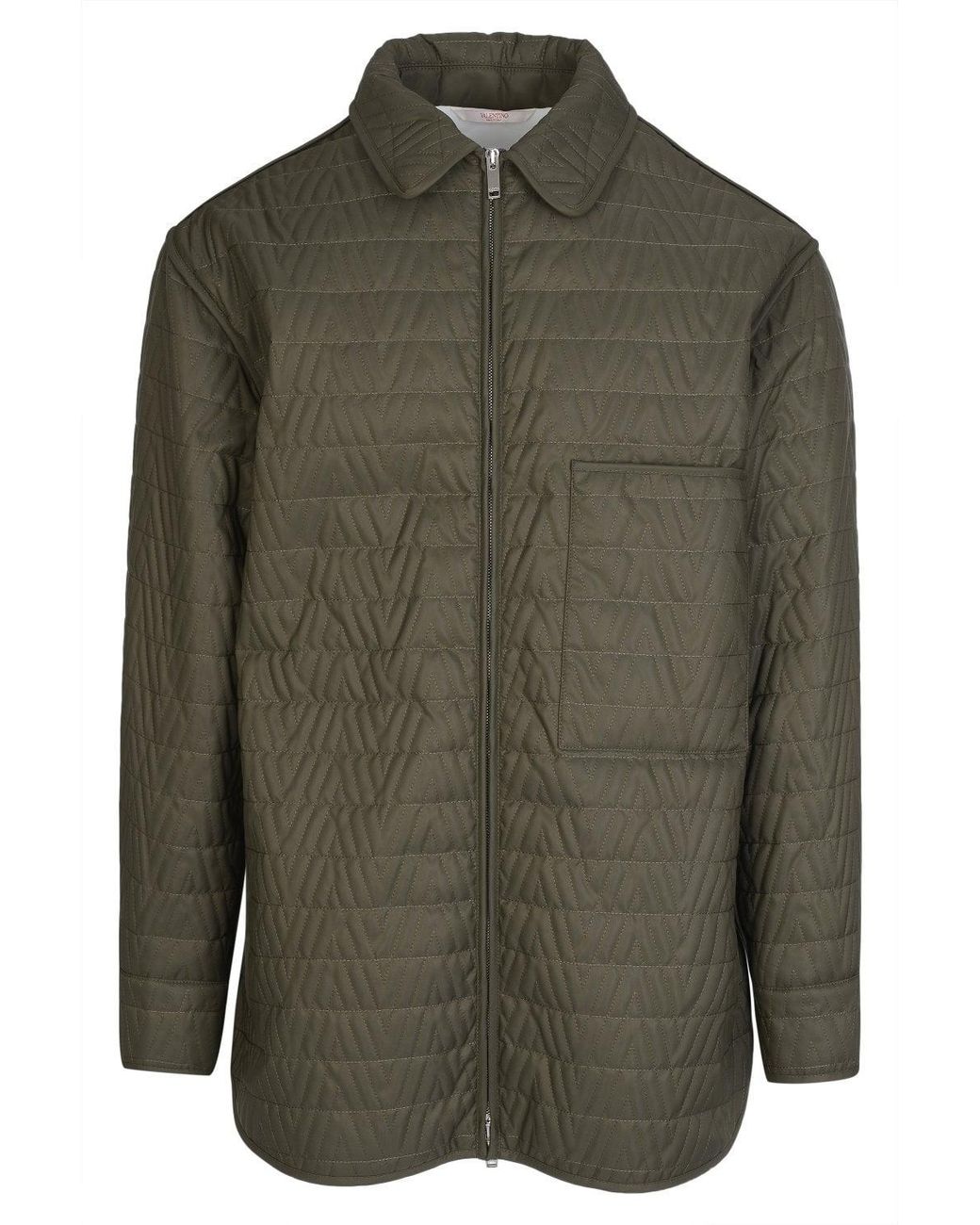 Valentino Green Down Over Jacket for men