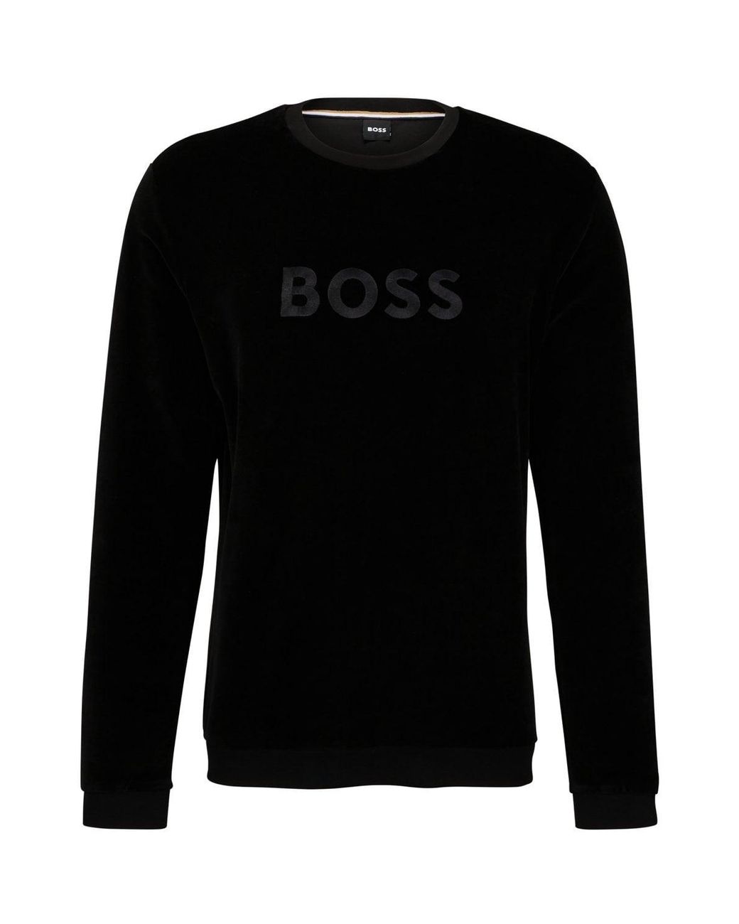 Hugo boss cheap velour sweatshirt