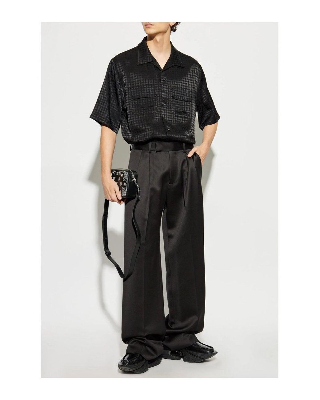 Amiri Black Shirt With Logo for men