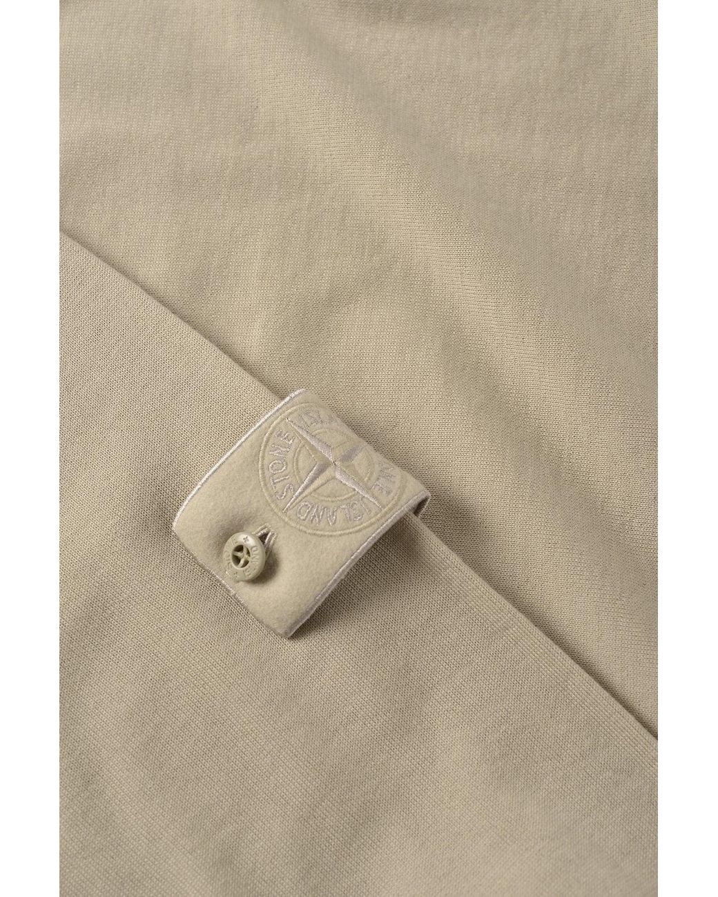 Stone Island White Ghost 5100076 Knitted Polo for men