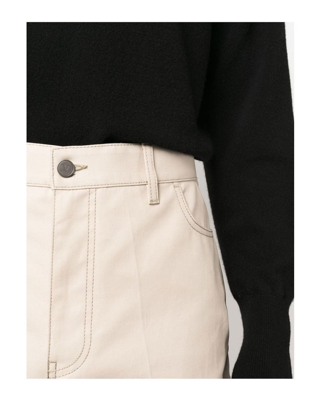 Valentino Multicolor Couture Gabardine Trousers for men