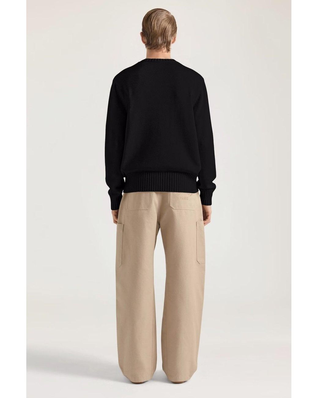 Givenchy Black Branded Sweater for men