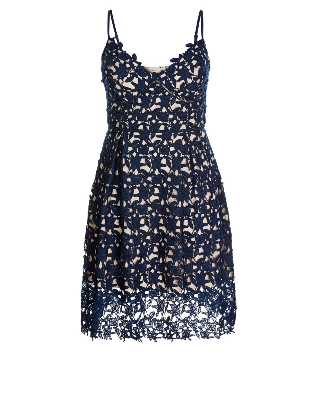 so fancy crochet fit & flare dress