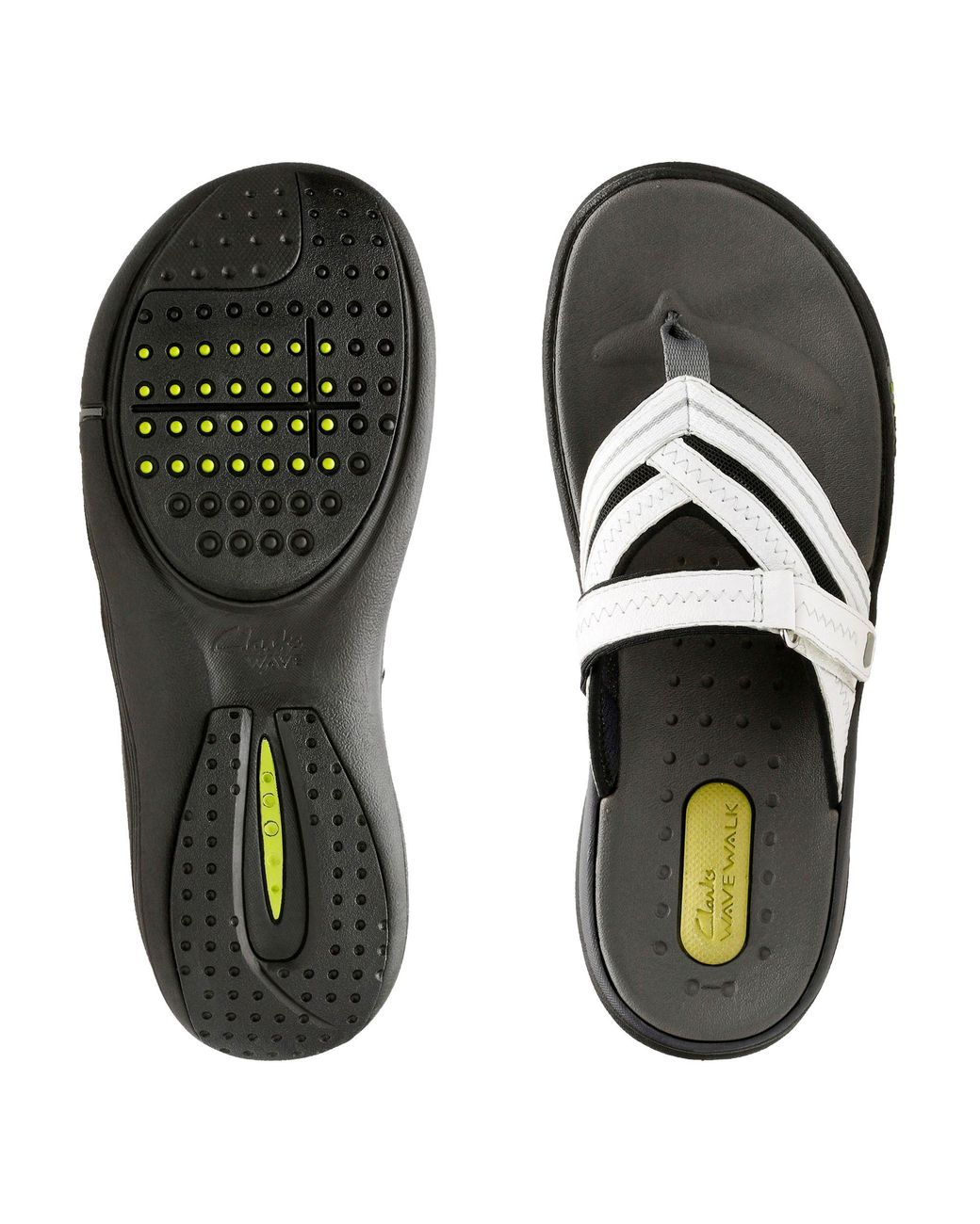 clarks women's wave coast flip flop