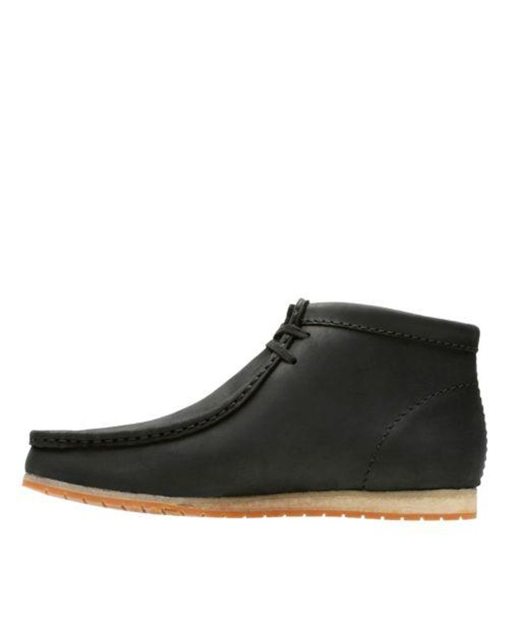 Clarks Wallabee Step Boot in Black for 