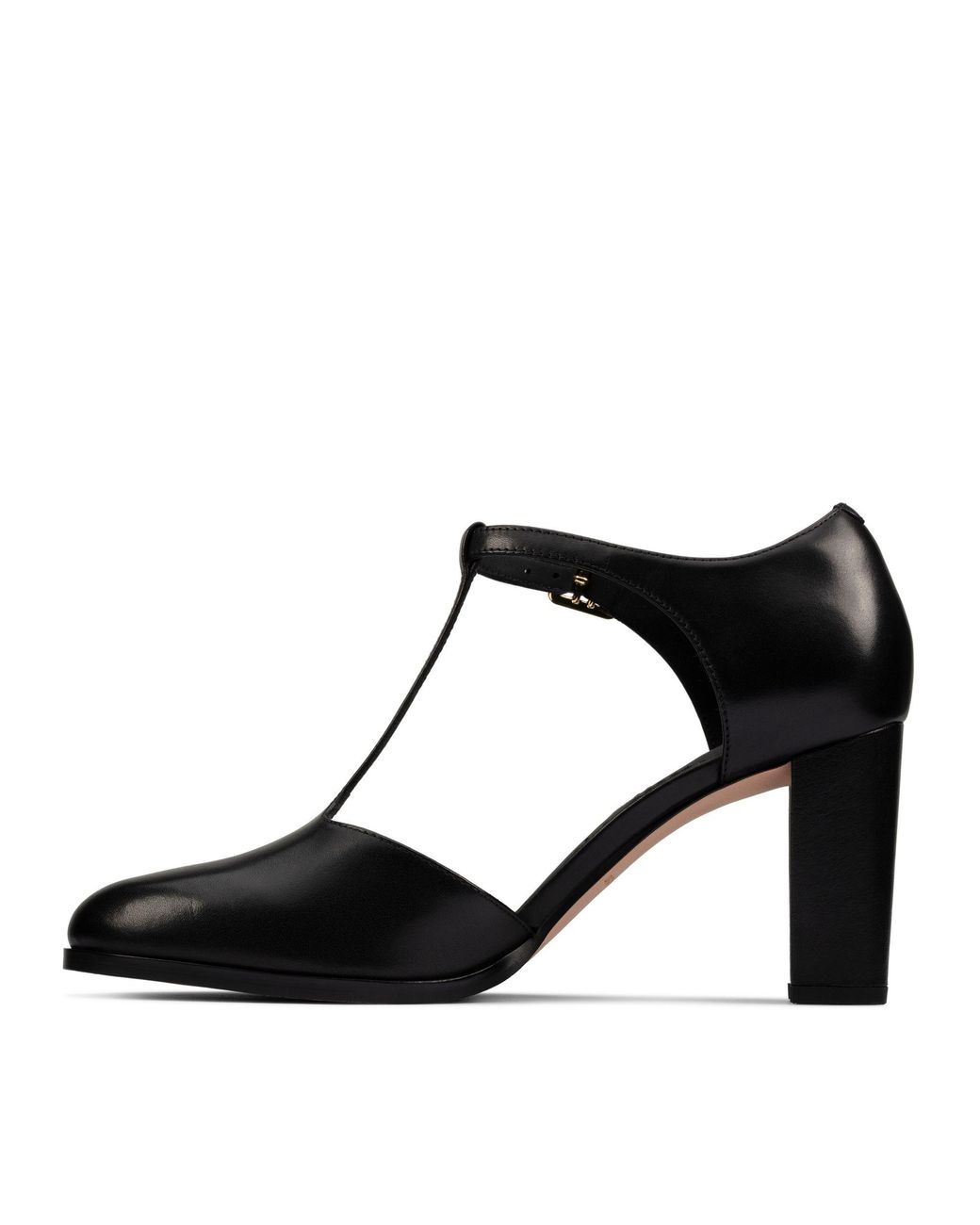 Clarks Kaylin 85 T Bar in Black | Lyst