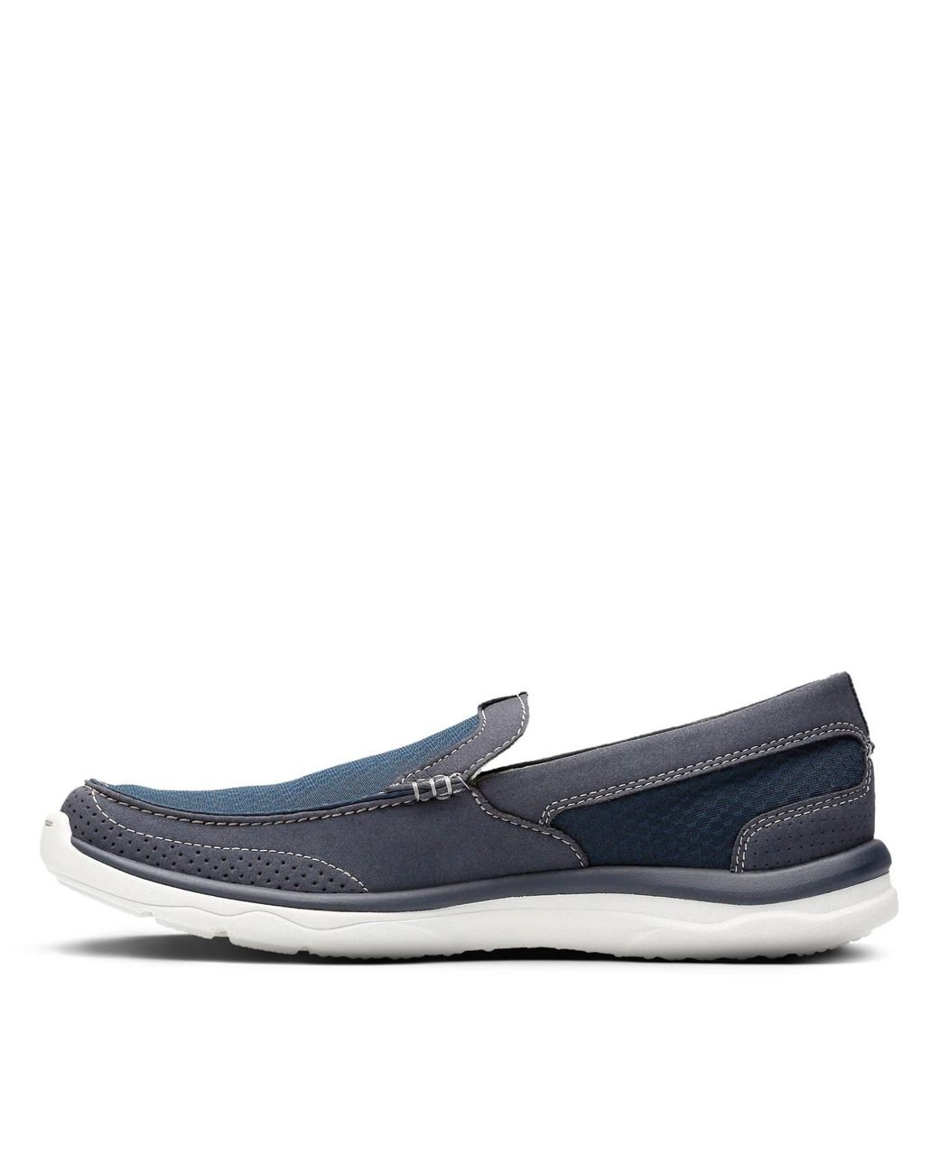 éxtasis auge Europa Clarks Cloudsteppers Maruss Step Cushion Soft Slip-on Shoes in Blue for Men  | Lyst