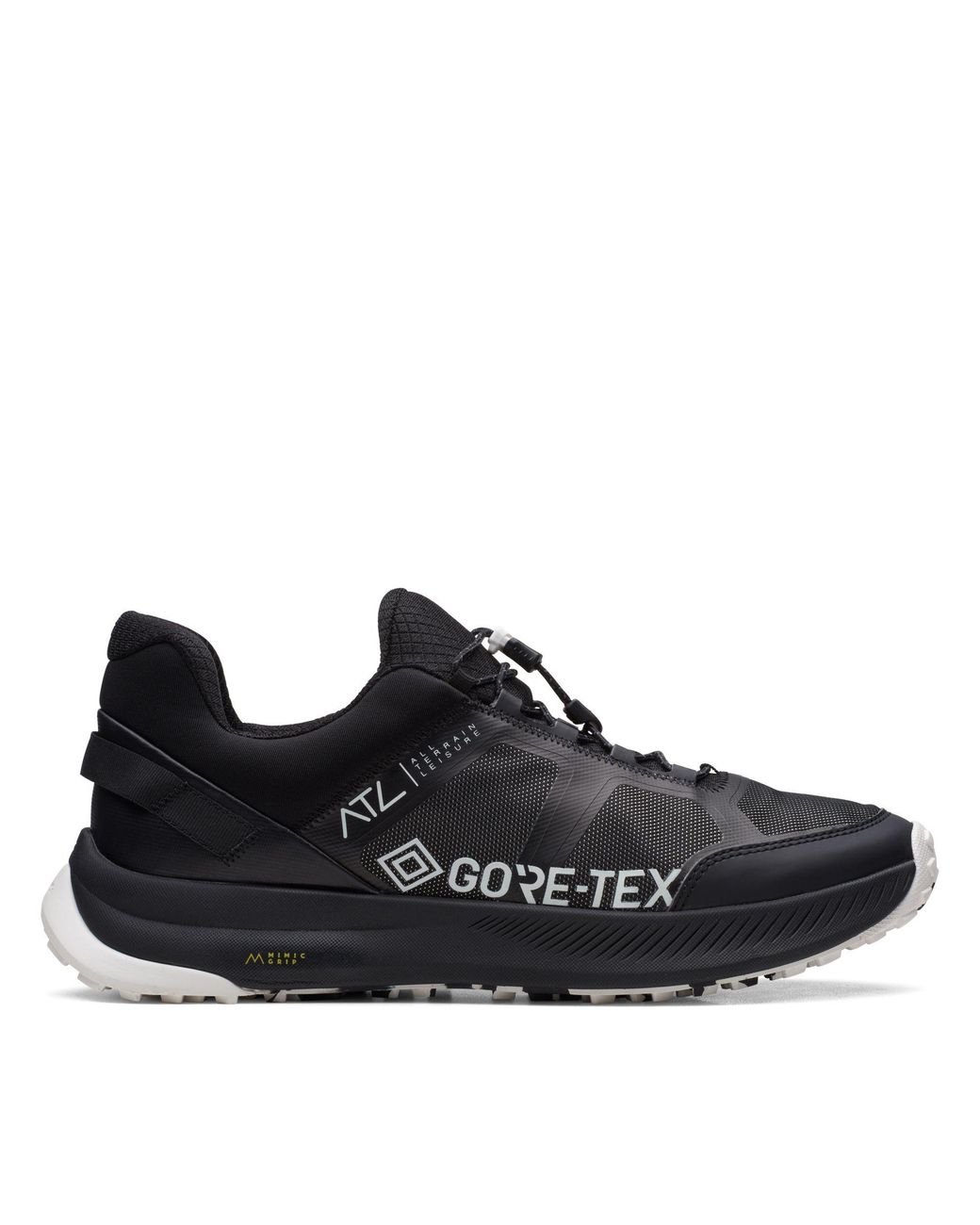 Clarks Atl Trail Lo Gore tex Textile Shoes In Black Standard Fit Size Clarks Atl Trail Lo Gore tex Textile Shoes In Black Standard Fit Size