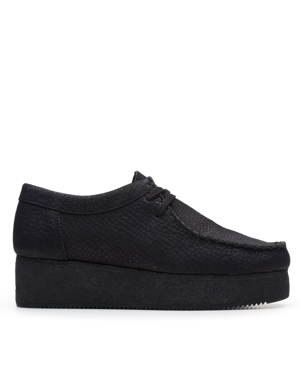 Clarks Suede Womens Wallacraft Lo Shoes Black Nubuck - Save 62% | Lyst