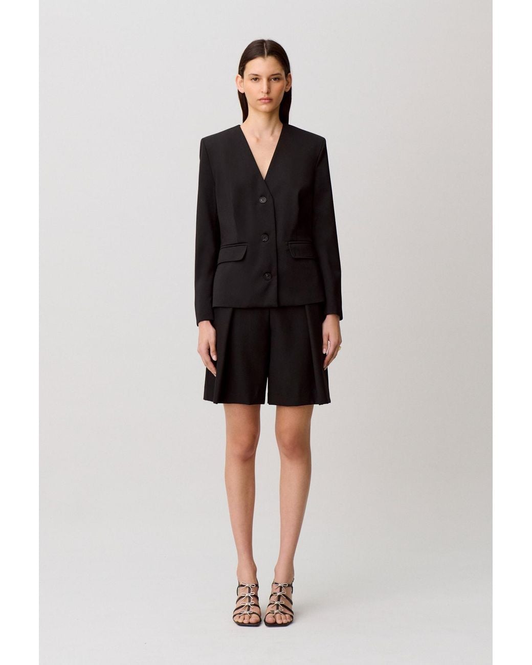 Claudie Pierlot Black Wool Blend Jacket
