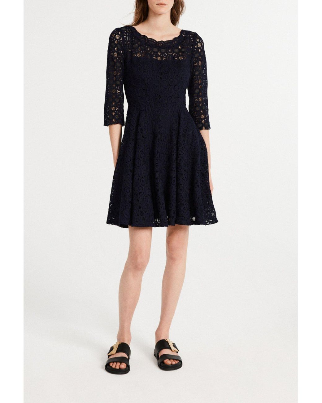 Claudie pierlot robe dentelle hotsell