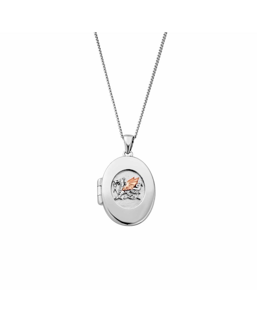 Clogau Metallic Royal Sterling Welsh Dragon Locket