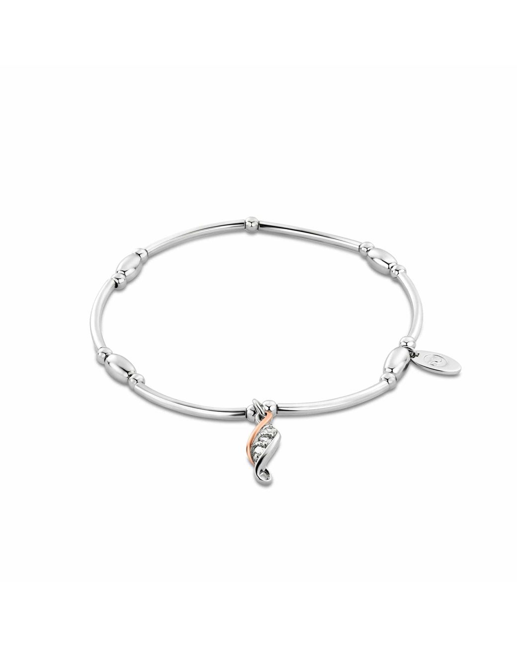 Clogau Metallic Past Present Future Sterling Affinity Bracelet With Topaz