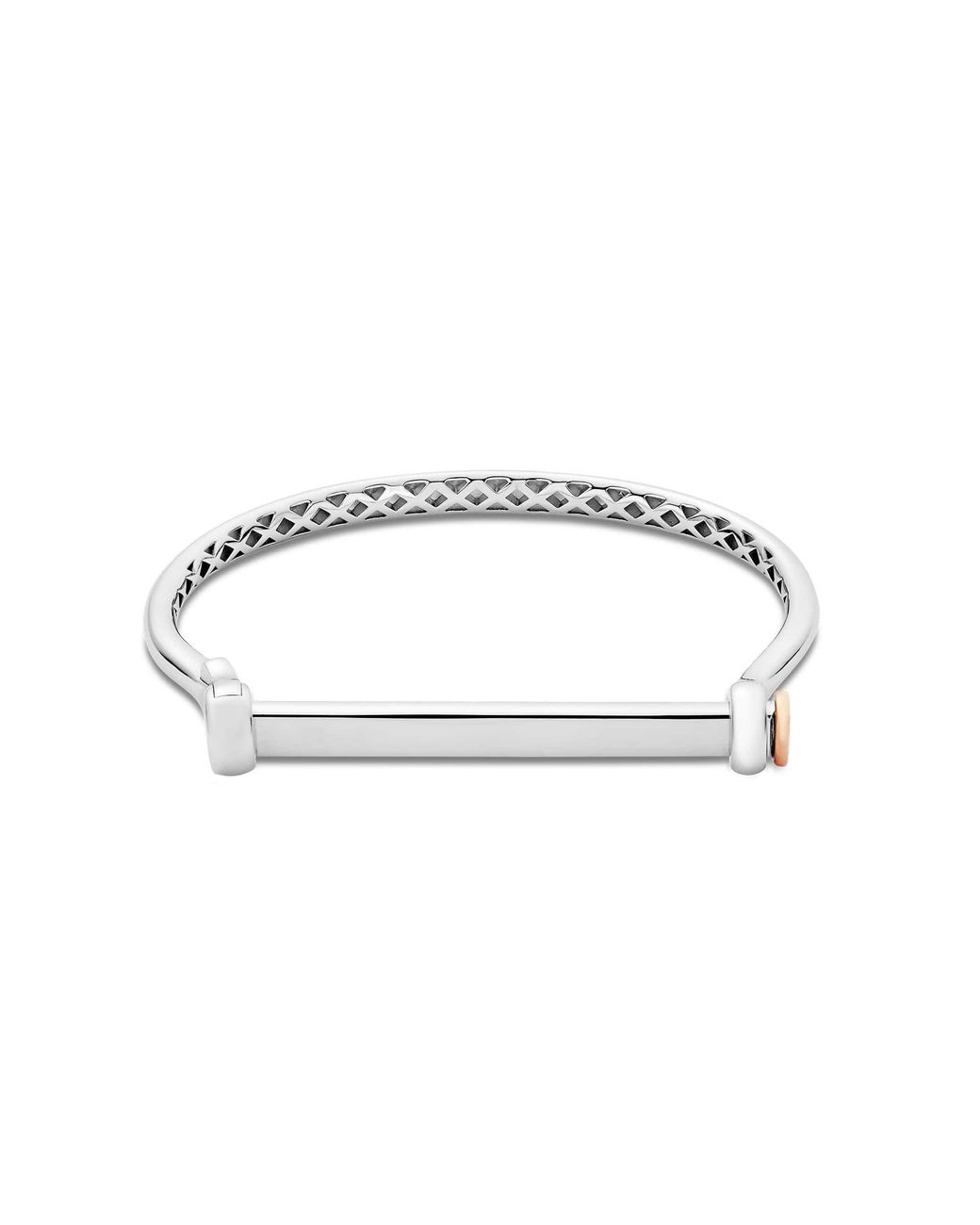 Clogau White Royal Sterling Stirrup Bangle