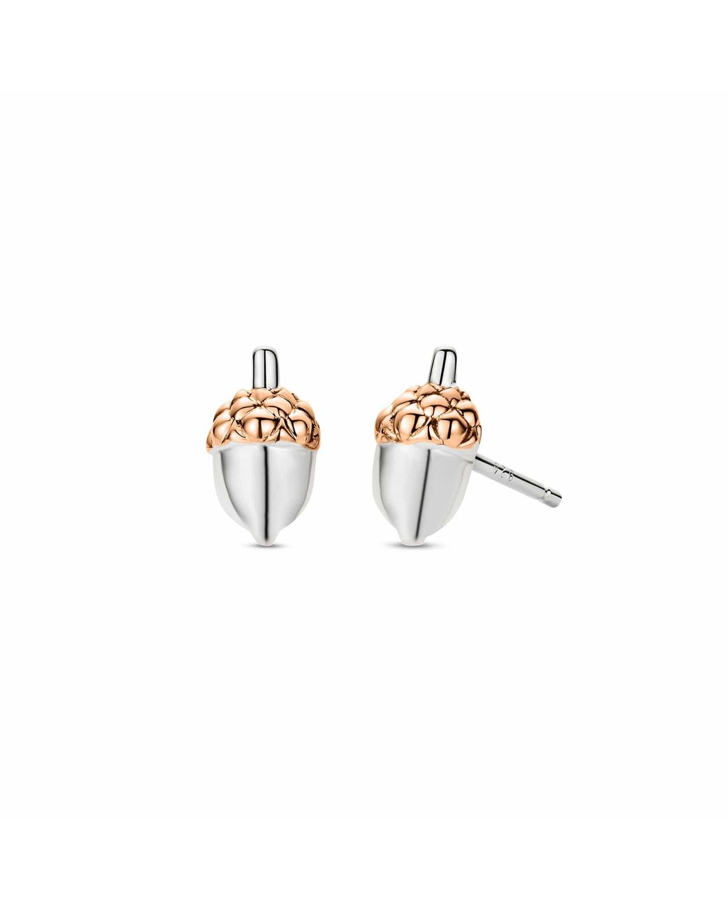 Clogau Metallic Royal Sterling Oak Leaf Stud Earrings