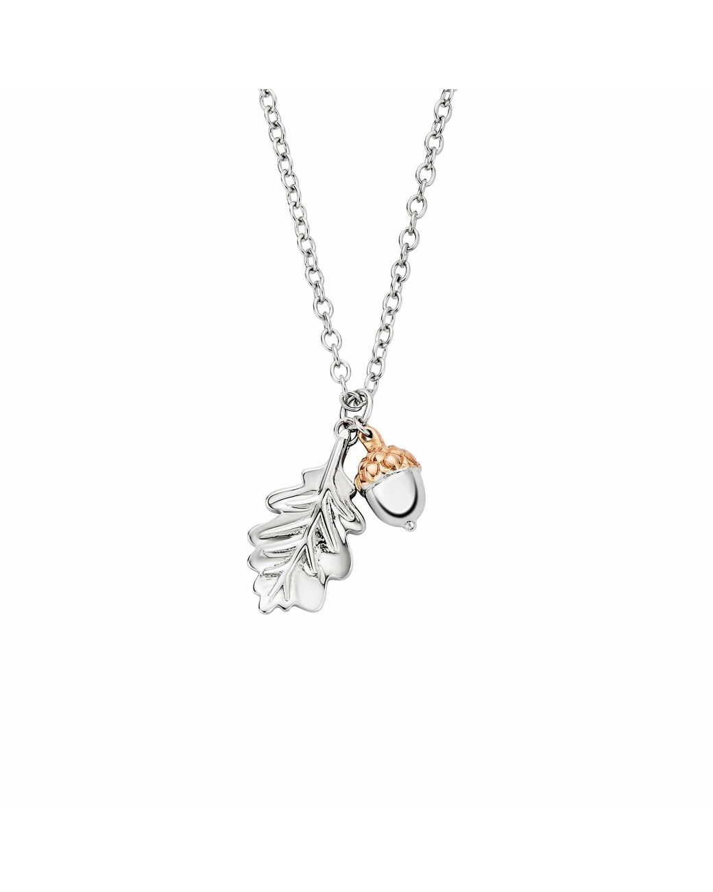 Clogau Metallic Royal Sterling Oak Leaf Pendant