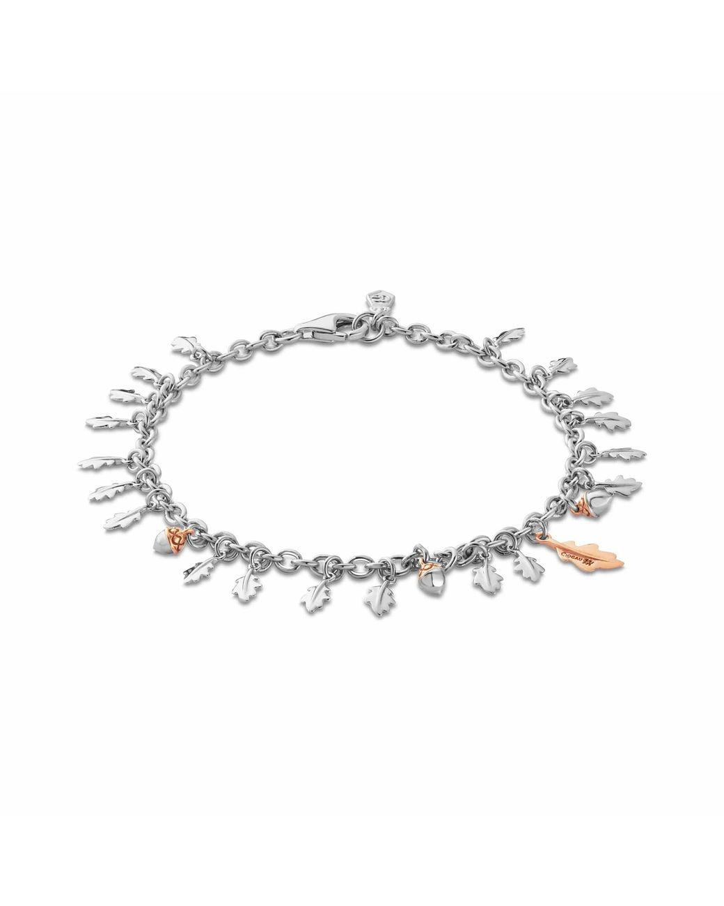 Clogau Metallic Royal Sterling Oak Leaf Bracelet