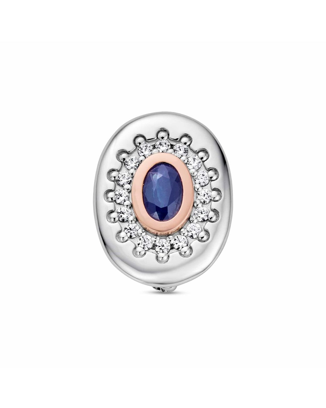 Clogau Blue Royal Sterling Diana Brooch With Sapphire & Swarovski Zirconia