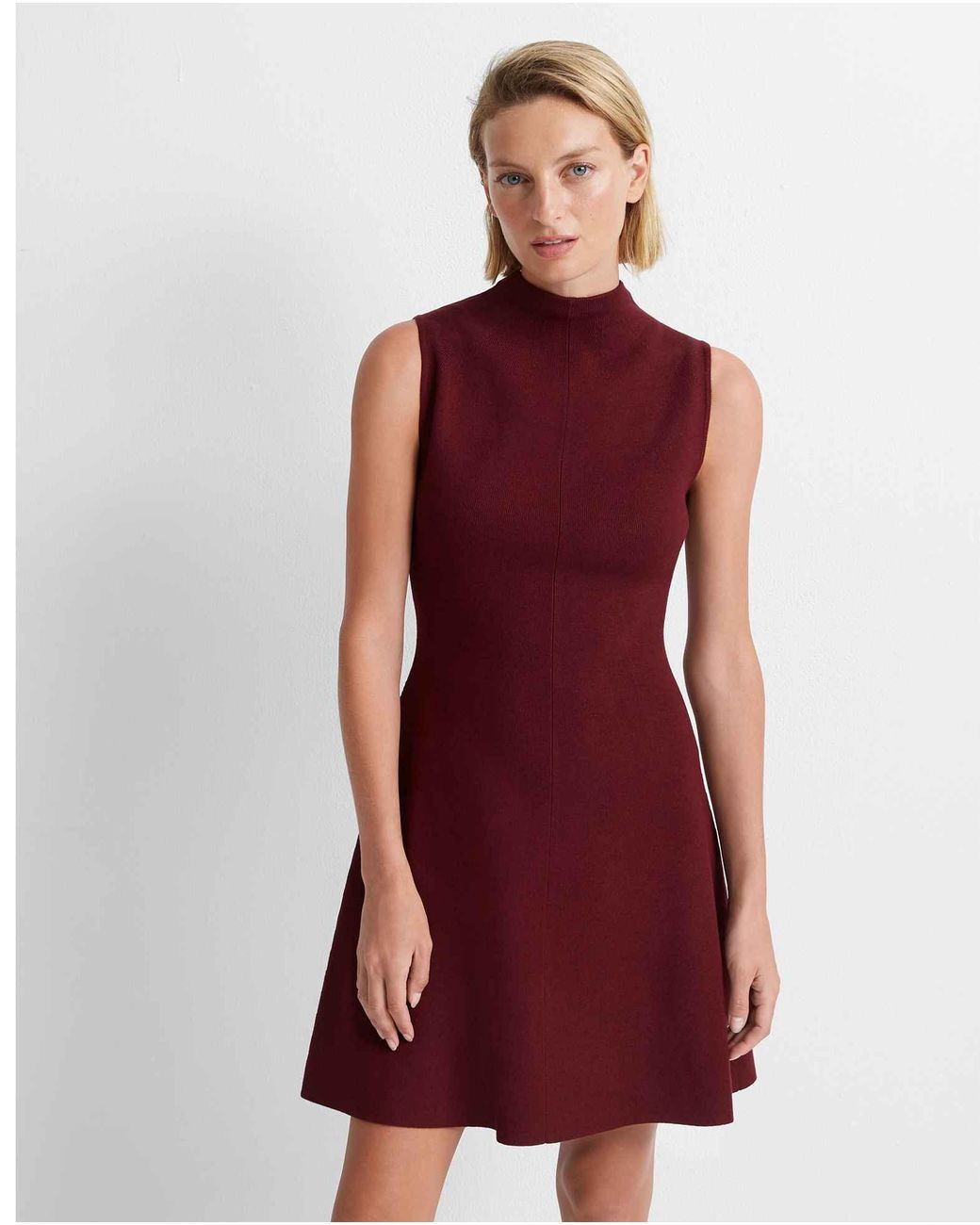 club monaco burgundy dress