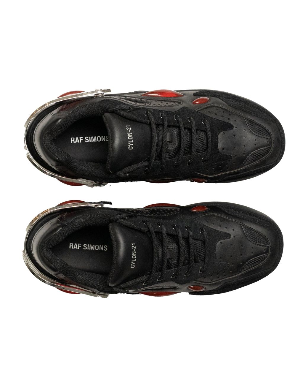 raf simons black and red