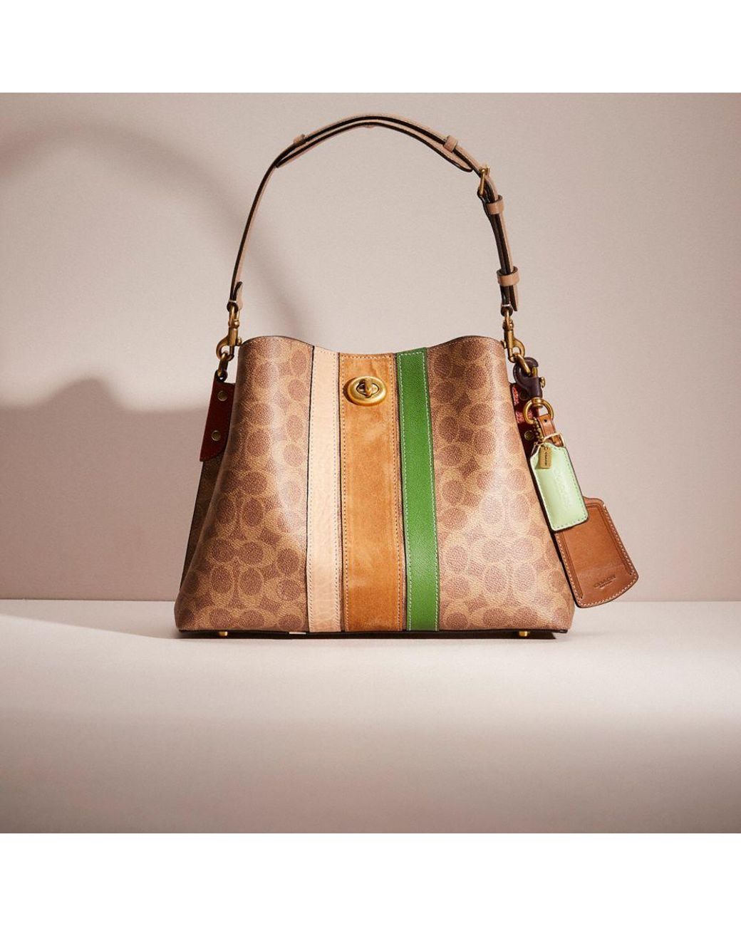 COACH Upcrafted Willow Shoulder Bag In Signature Canvas Lyst