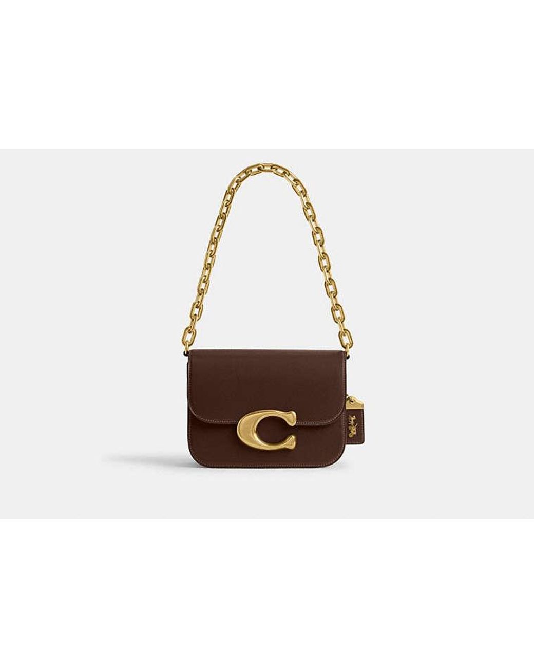 COACH Black Idol Bag (Brass/) Shoulder Handbags