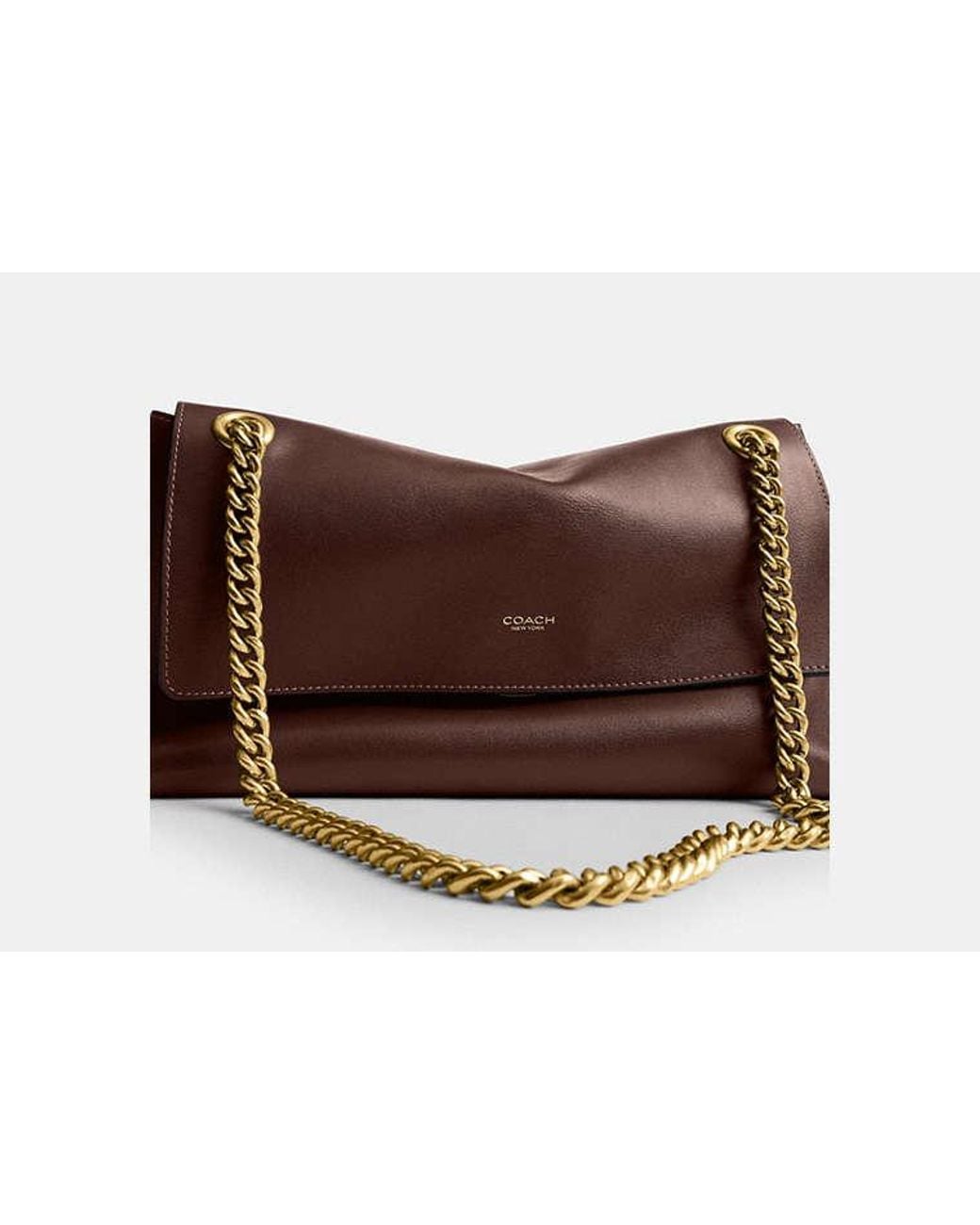 COACH Black Chelsea Shoulder Bag 30 With Chain
