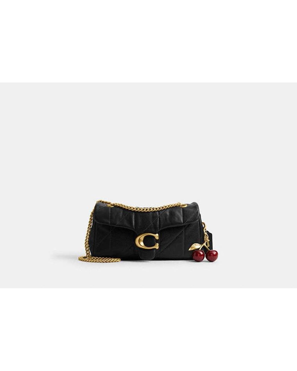 COACH Black Tabby Shoulder Bag 26 With Quilting