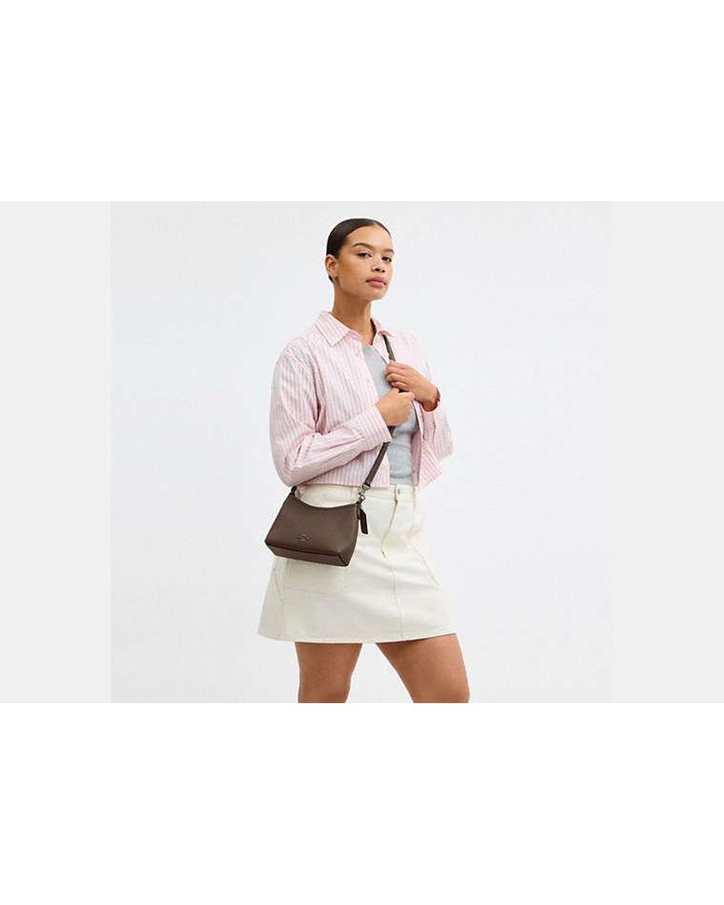 COACH Black Laurel Small Shoulder Bag