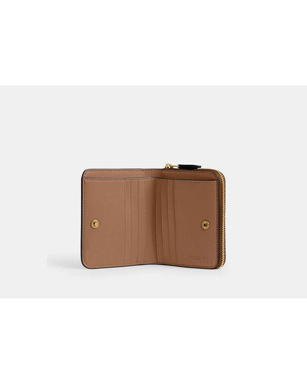 COACH Multicolor Essential Billfold Wallet In Signature Canvas With Rexy Print