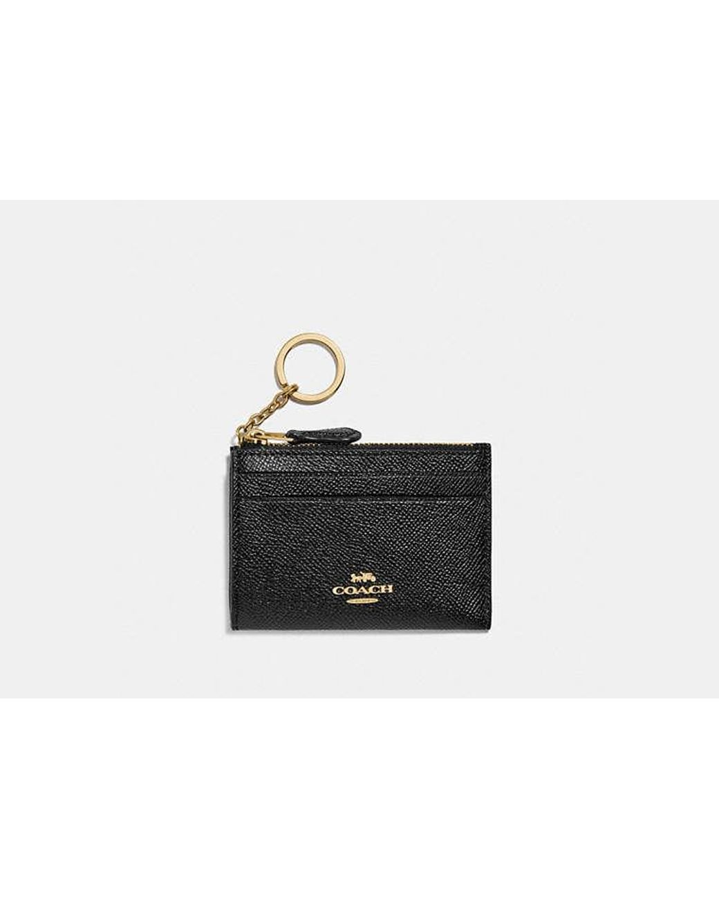 COACH Black Mini Skinny Id Case