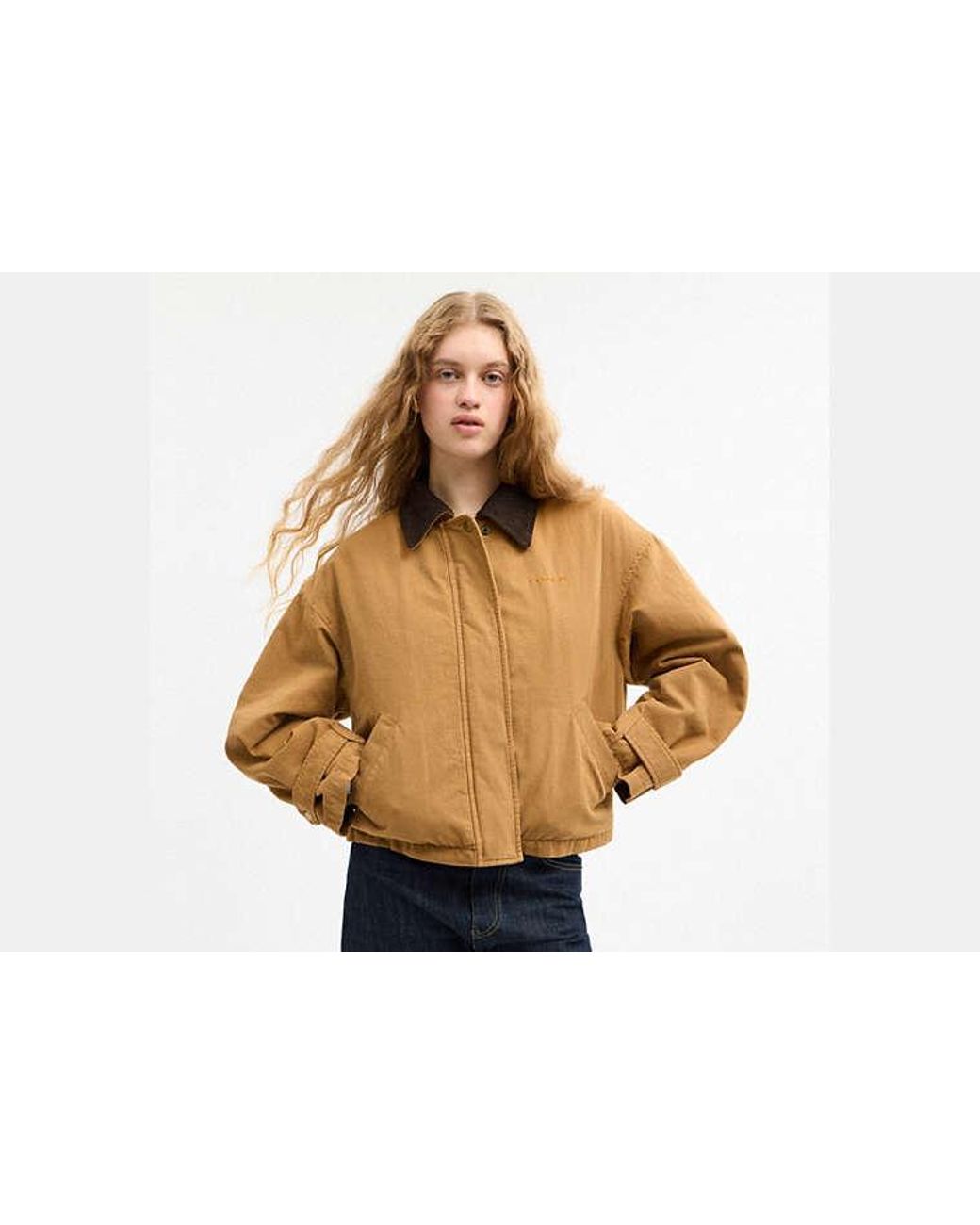 Veste Barn En Pour Femmes, Taille COACH en coloris Black