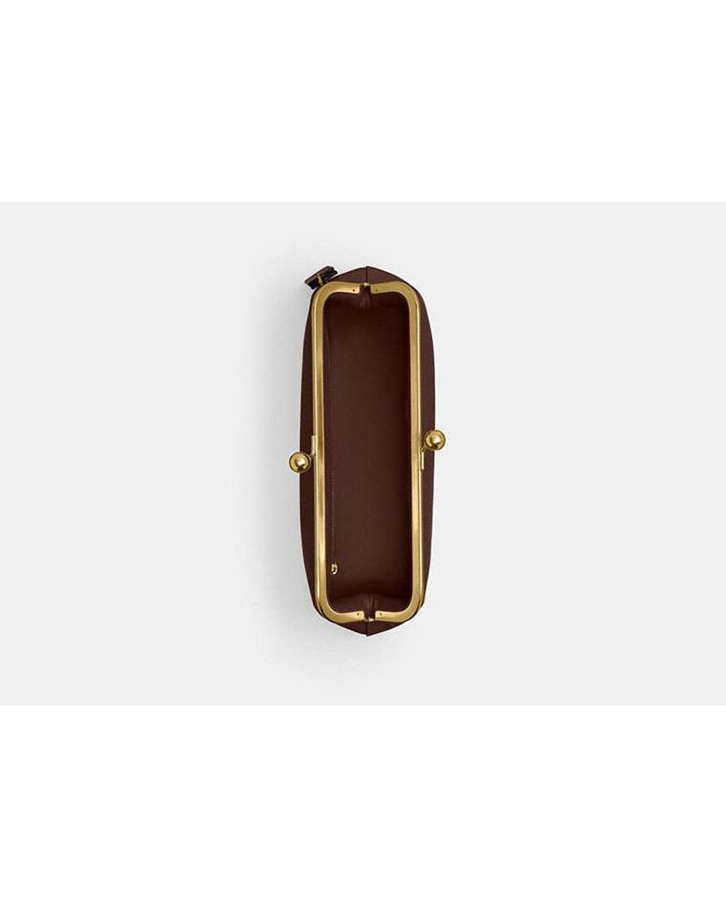 COACH Black Kisslock Frame Bag 30